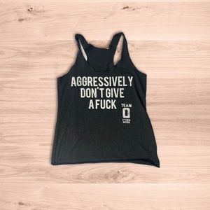 Team 0 Fucks Given Tank Top